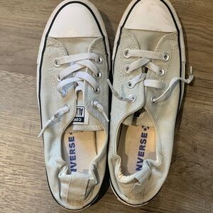 Converse Cream Canvas Low-Tops